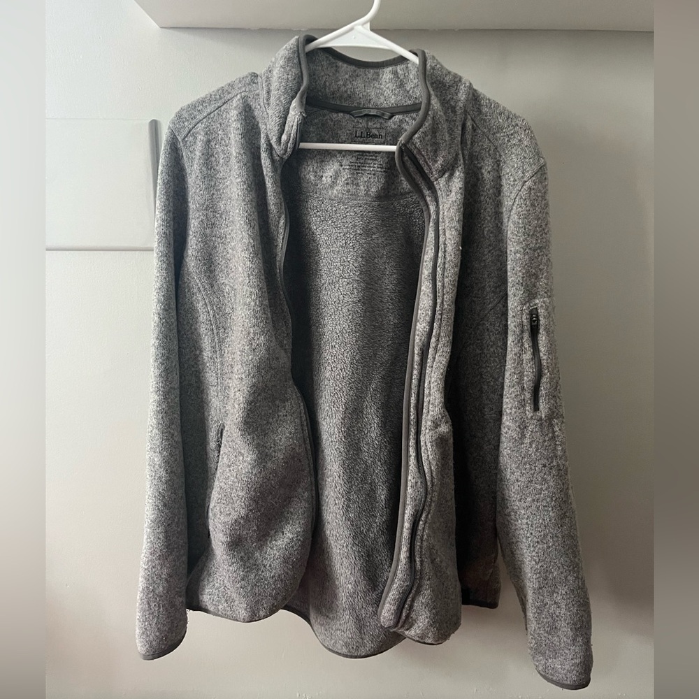 L.L. Bean Men’s Sweater Fleece Full-Zip Jacket